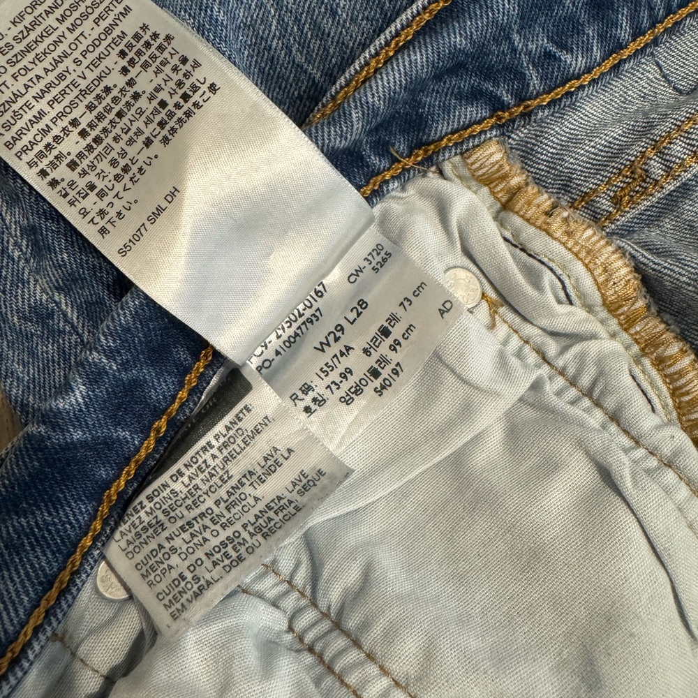 Levi's Blue 501 Skinny Jeans - Picture 4 of 4